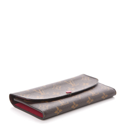 Louis Vuitton Monogram Emilie Wallet Fuchsia 4 of 9
