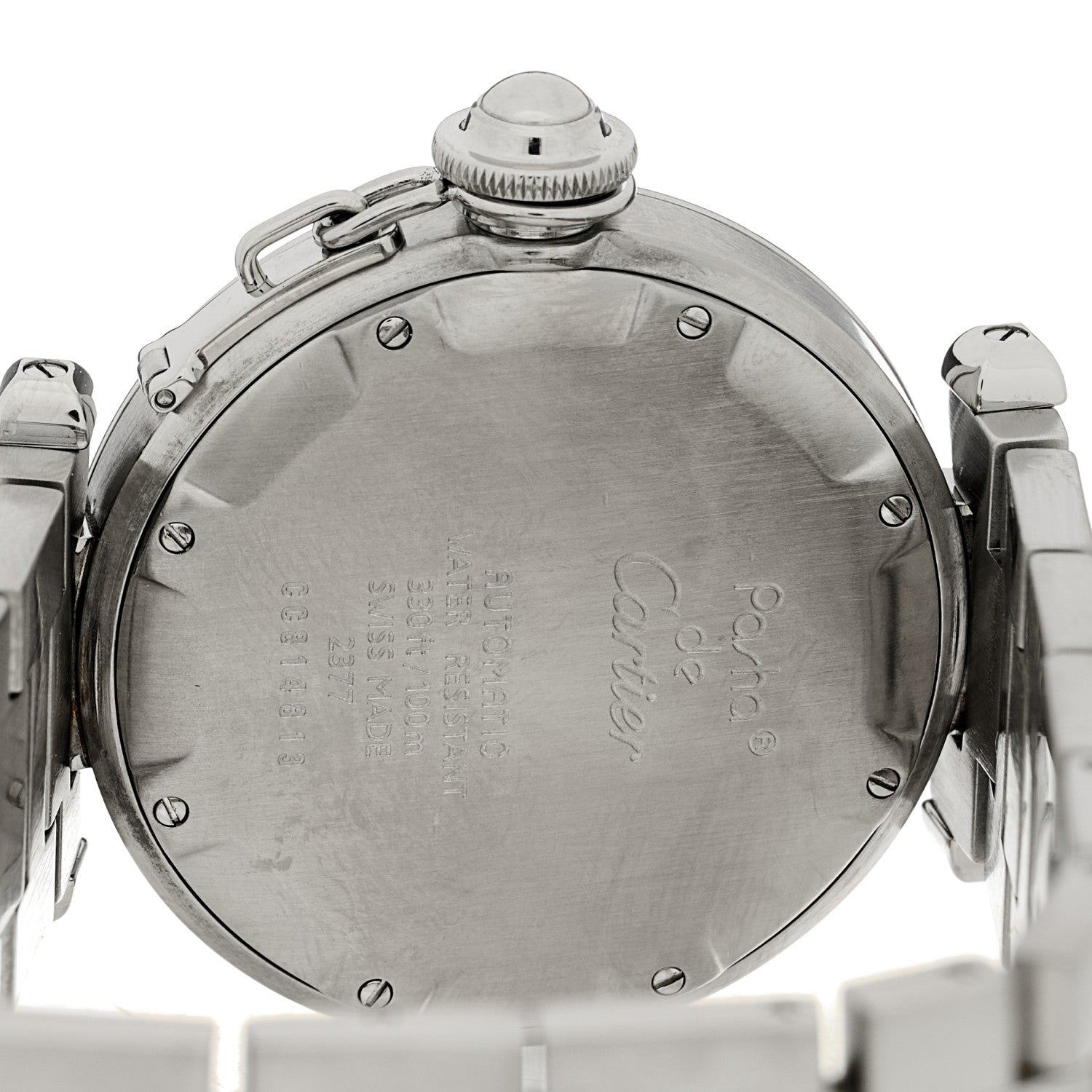 Cartier Stainless Steel 35mm Pasha GMT Automatic Watch 4 of 4