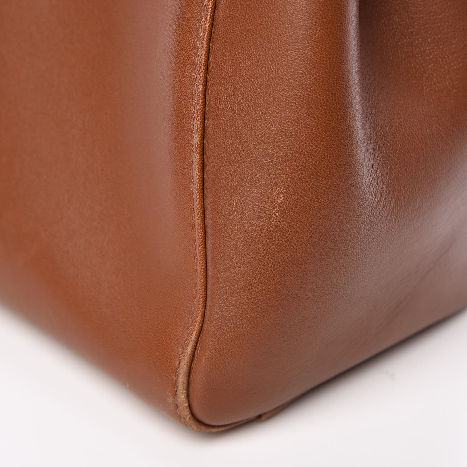 Fendi Nappa Mini Peekaboo Iconic Satchel Corteccia 14 of 15
