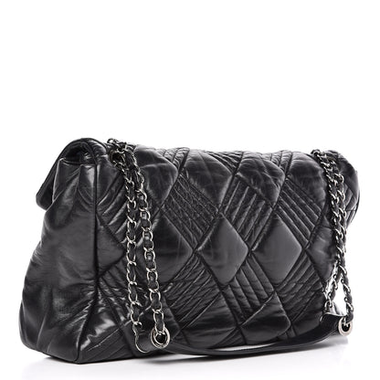 Chanel Lambskin In and Out XL Maxi Flap Black 3 of 16