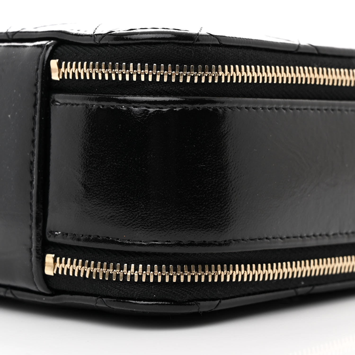 Chanel Shiny Lambskin Quilted CC Vanity Case Black 11 of 11