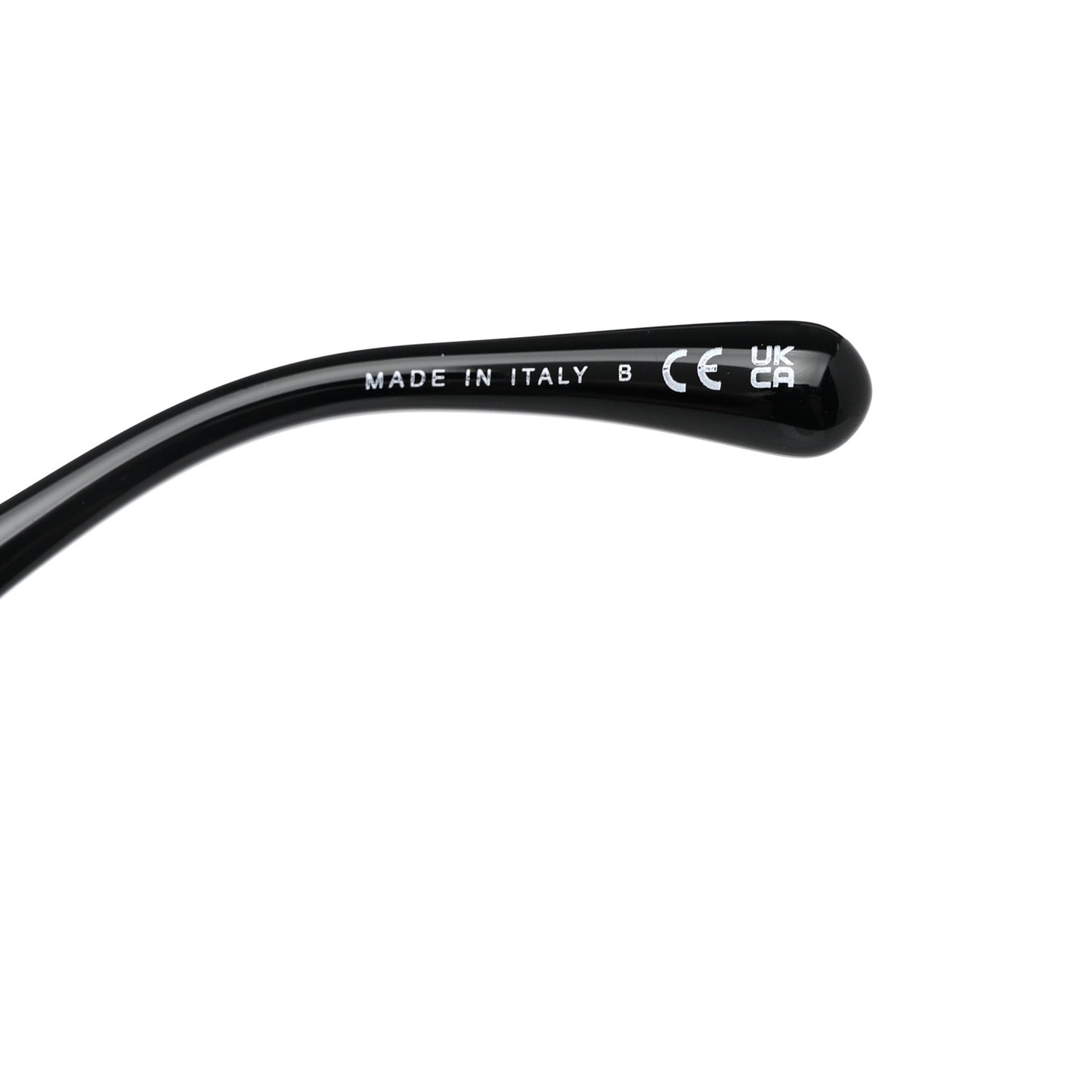 Acetate Strass Square Sunglasses 5422-B-A Black White