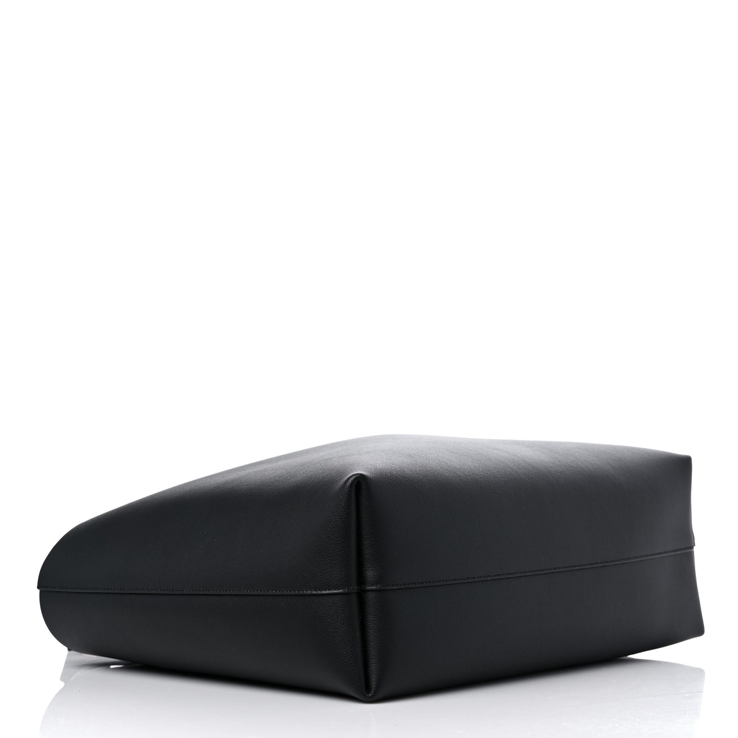 Calfskin Large Shopping Tote Black