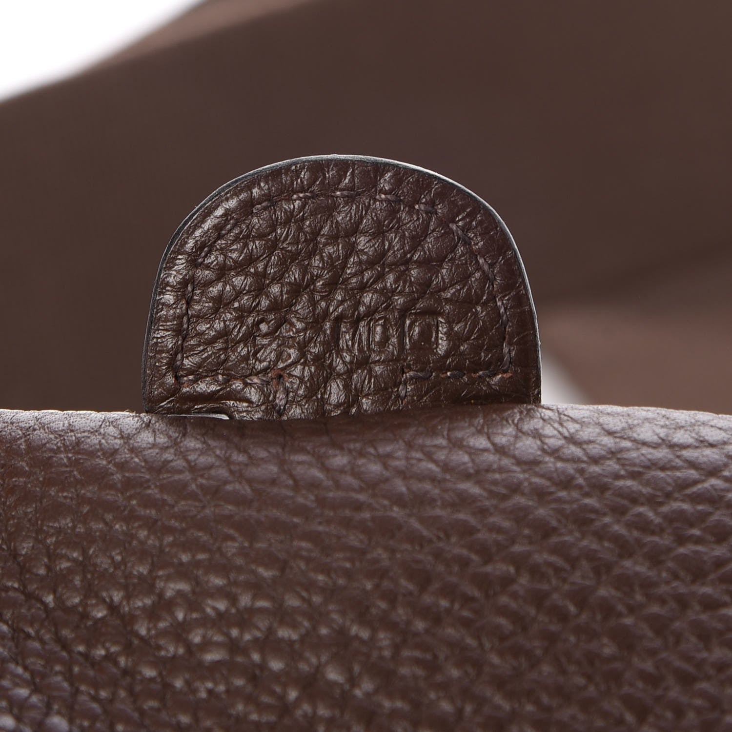 Hermes Taurillon Clemence Evelyne III PM Chocolate 5 of 8