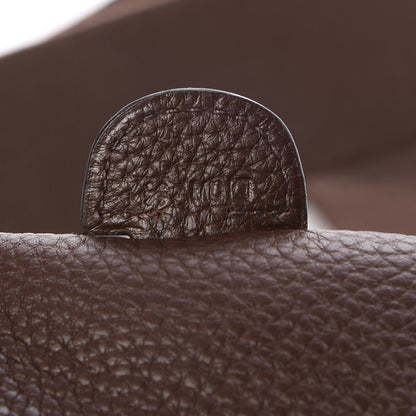Hermes Taurillon Clemence Evelyne III PM Chocolate 5 of 8