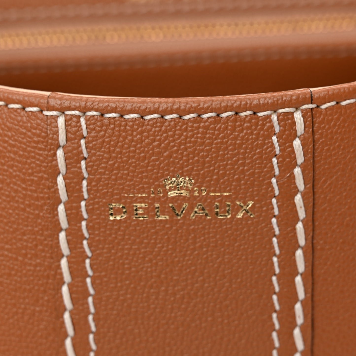 Grained Rodeo Calfskin Surpique PM Brillant Satchel Vegetal Ivory