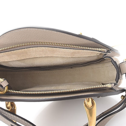 Chloe Smooth Calfskin Suede Patchwork Studded Small Pixie Bag Motty Grey 5 of 7