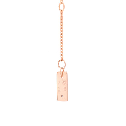 Messika 18K Rose Gold Diamond 2 Row Move Uno Pave Necklace 5 of 5