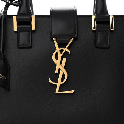 Saint Laurent Calfskin Monogram Baby Cabas Black 8 of 11