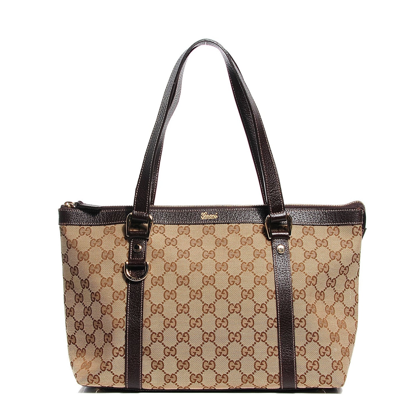 Monogram Medium Abbey Tote Brown