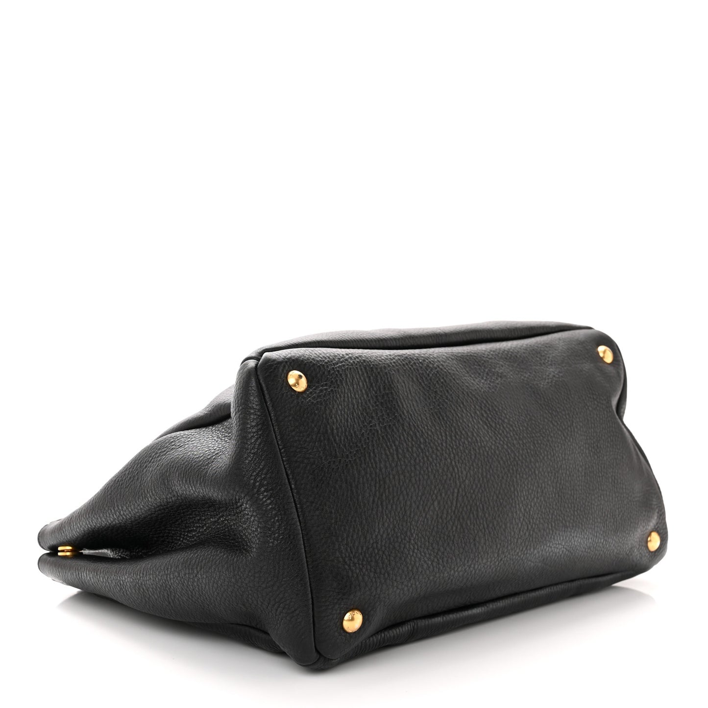 Vitello Daino Tote Black