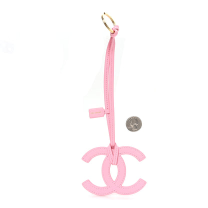 Chanel Lambskin Mini CC Bag Charm Pink 2 of 3