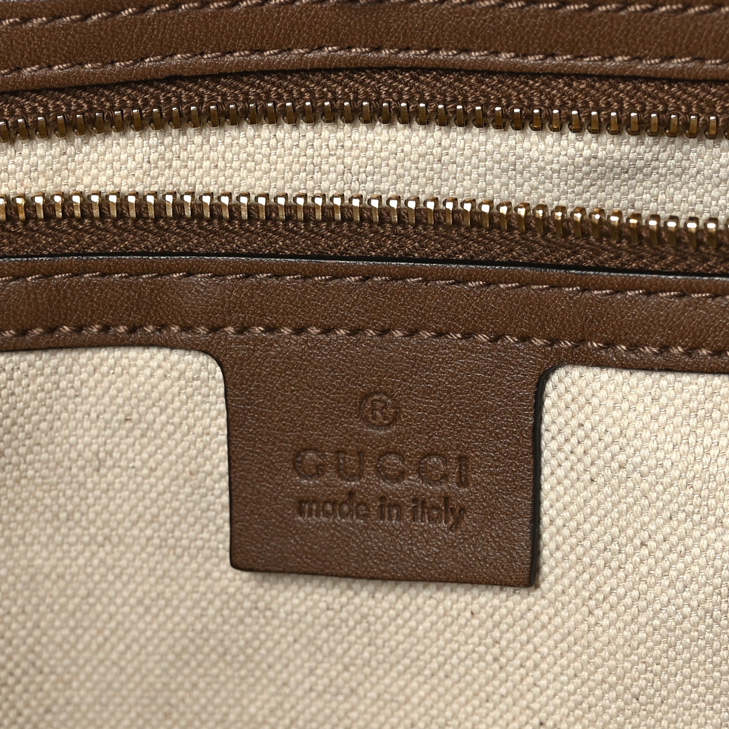 Gucci GG Supreme Monogram Medium Nice Tote Brown 6 of 10
