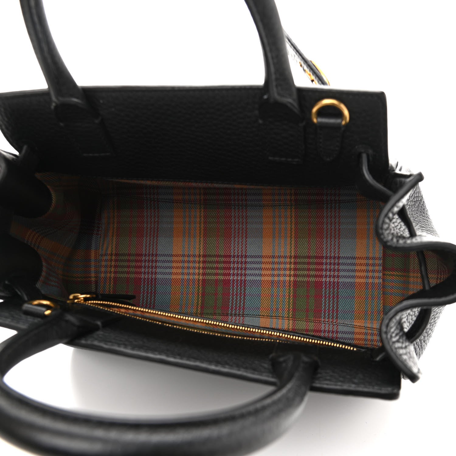 Mulberry Heavy Grain Small Belted Bayswater Tote Black 5 of 10