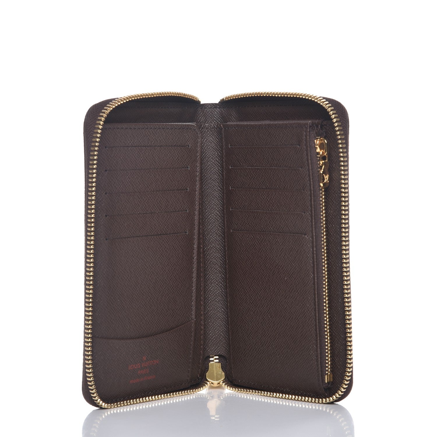 Louis Vuitton Damier Ebene Zippy Compact Wallet 5 of 7