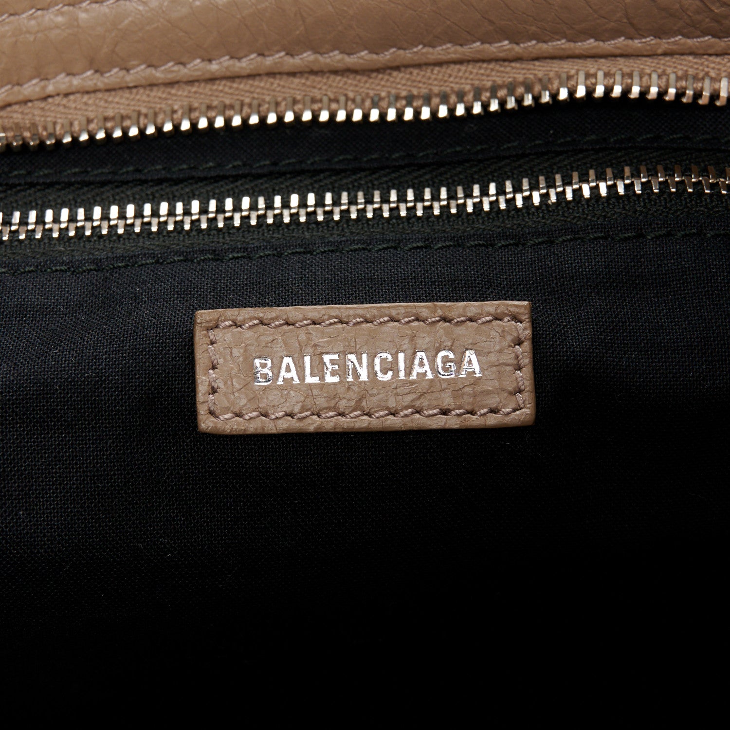 Balenciaga Agneau Classic Silver Hardware S City Dark Mink Grey 7 of 12