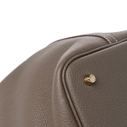 Hermes Taurillon Clemence Picotin Lock 22 MM Etoupe 7 of 11