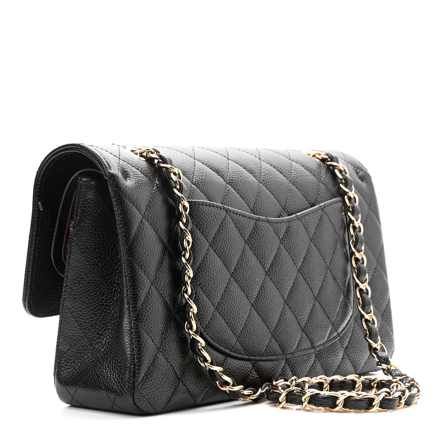Chanel Caviar Quilted Medium Double Flap Black 3 of 11