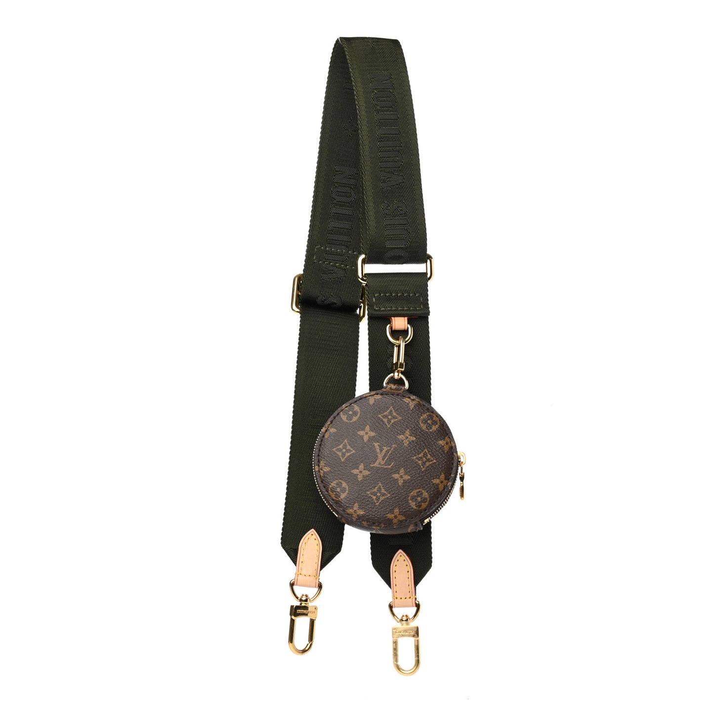 Monogram Multi Pochette Accessories Bandouliere Shoulder Strap Kaki