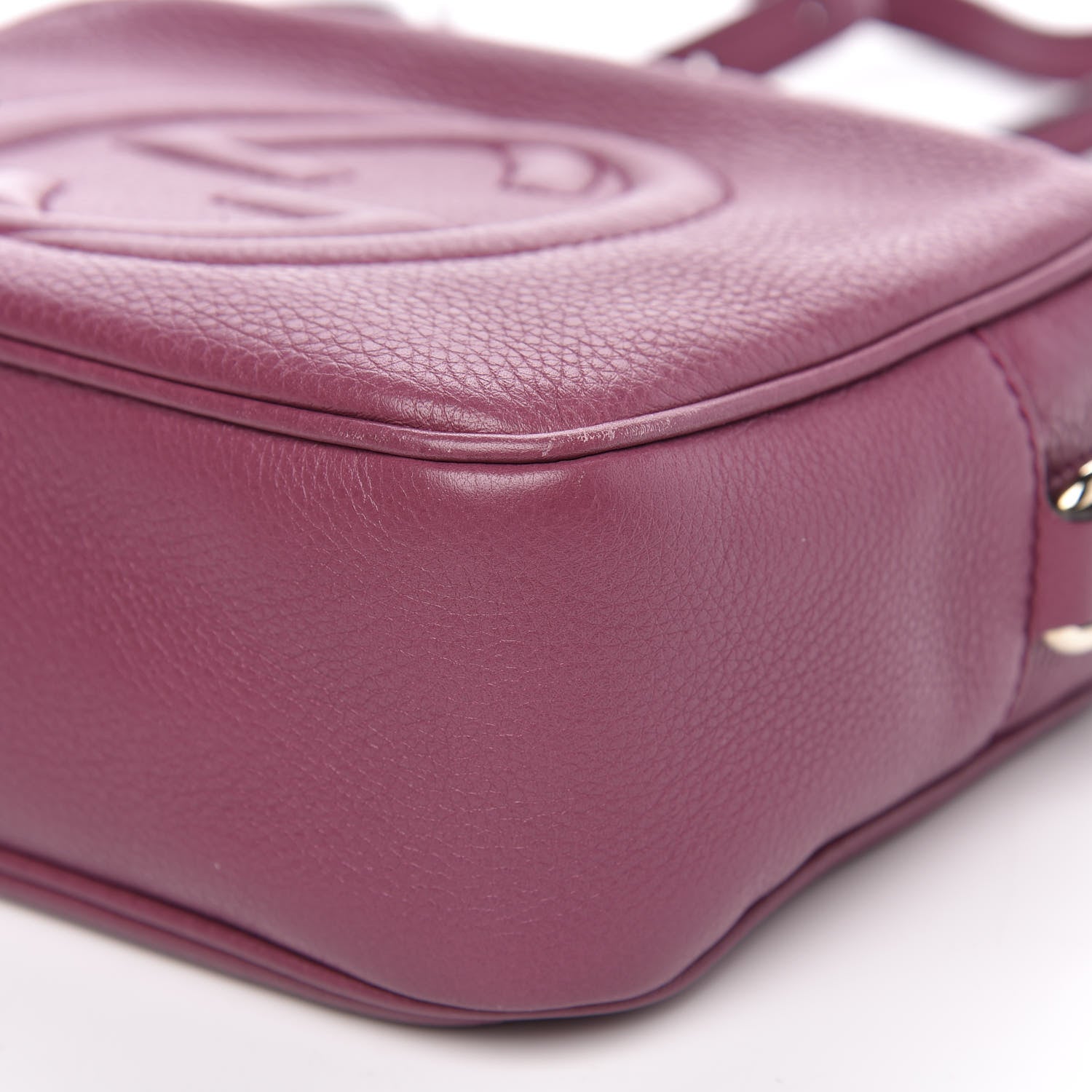 Gucci Pebbled Calfskin Small Soho Disco Bag Peonia Flower 10 of 10