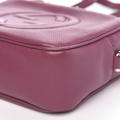 Gucci Pebbled Calfskin Small Soho Disco Bag Peonia Flower 10 of 10