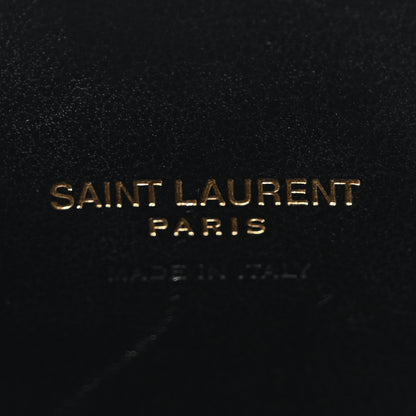 Saint Laurent Calfskin Crocodile Embossed Baby Sac De Jour Black 6 of 10