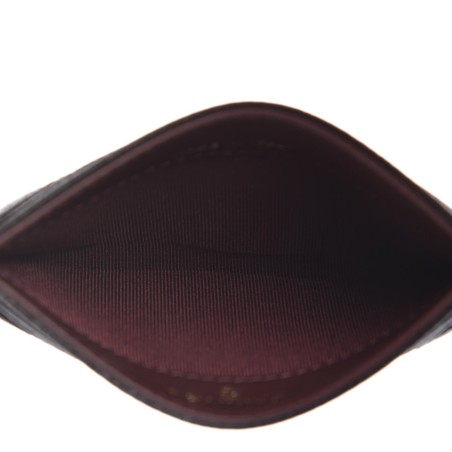 Caviar Quilted Card Holder Black