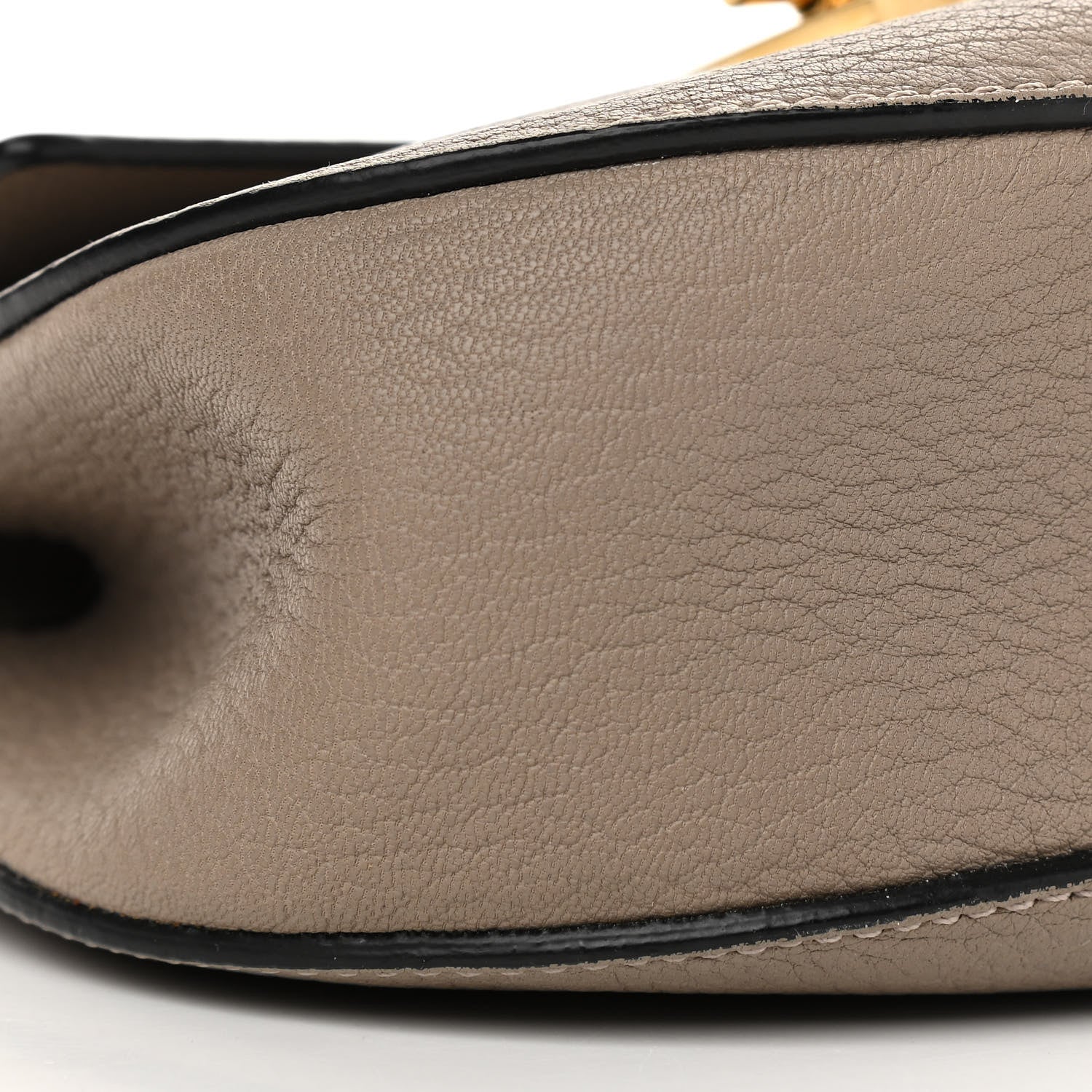 Chloe Grained Lambskin Mini Drew Shoulder Bag Motty Grey 9 of 10