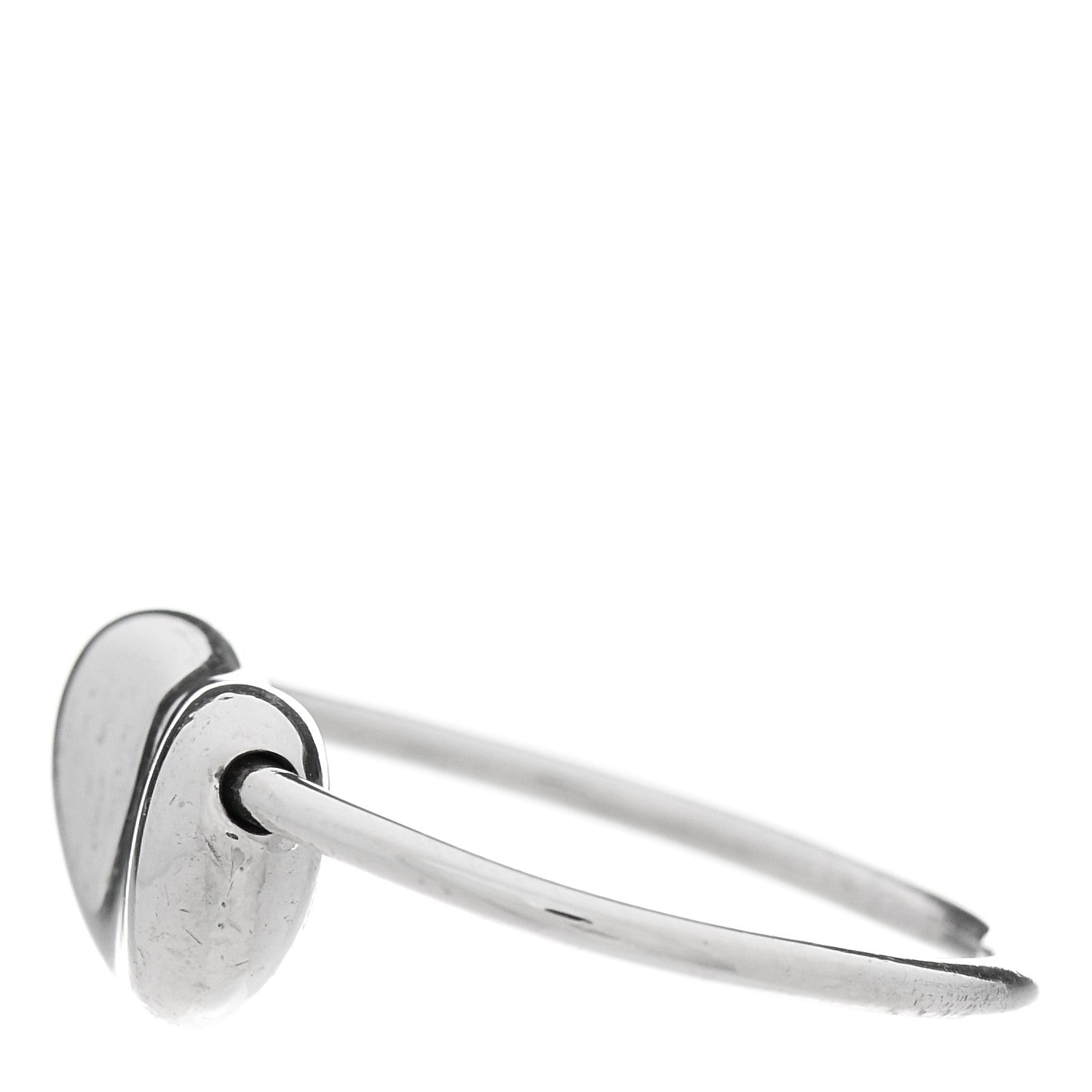 Tiffany Sterling Silver Elsa Peretti Bean Wire Ring 48 4.5 2 of 8