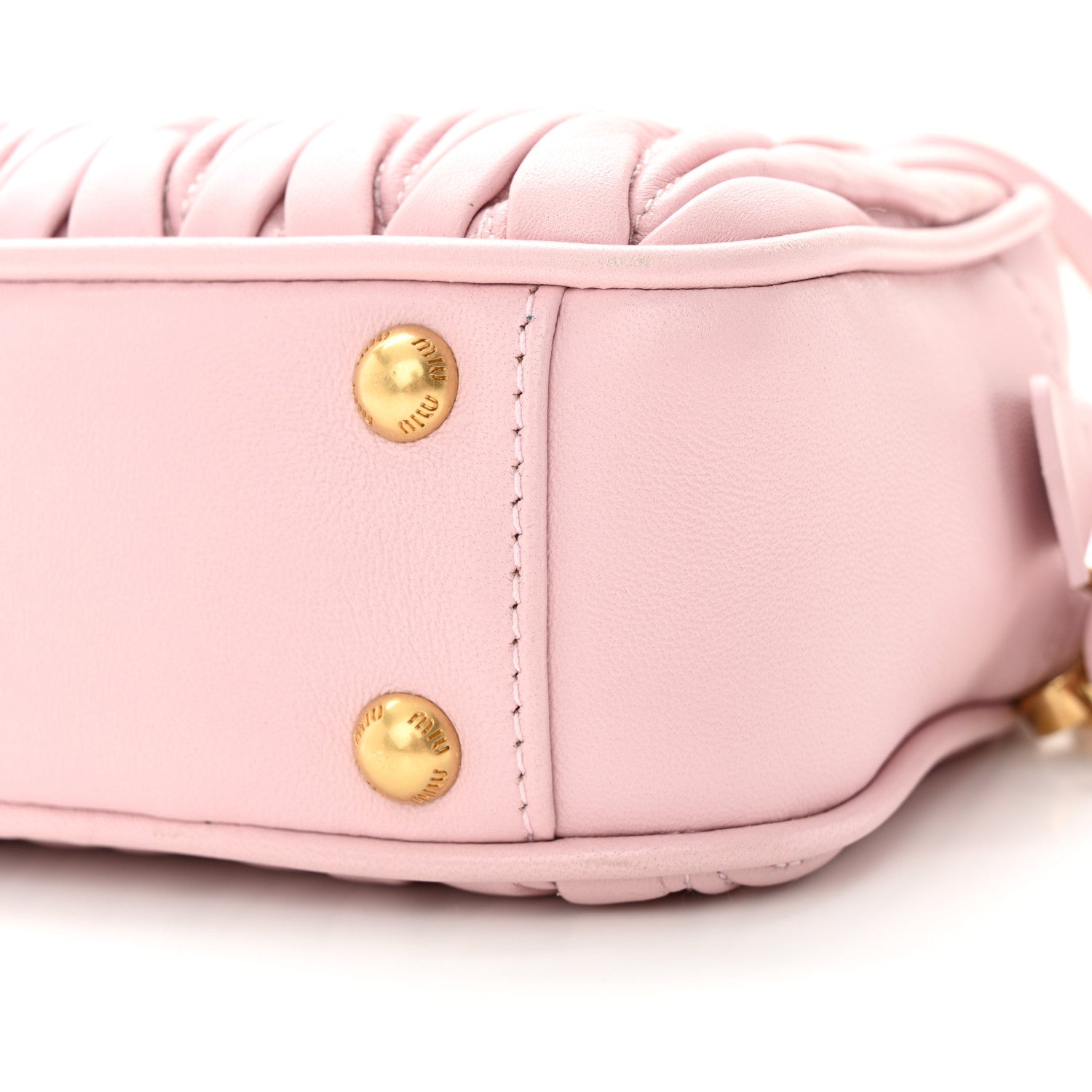 Miu Miu Nappa Matelasse Small Arcadie Alabastro 10 of 13