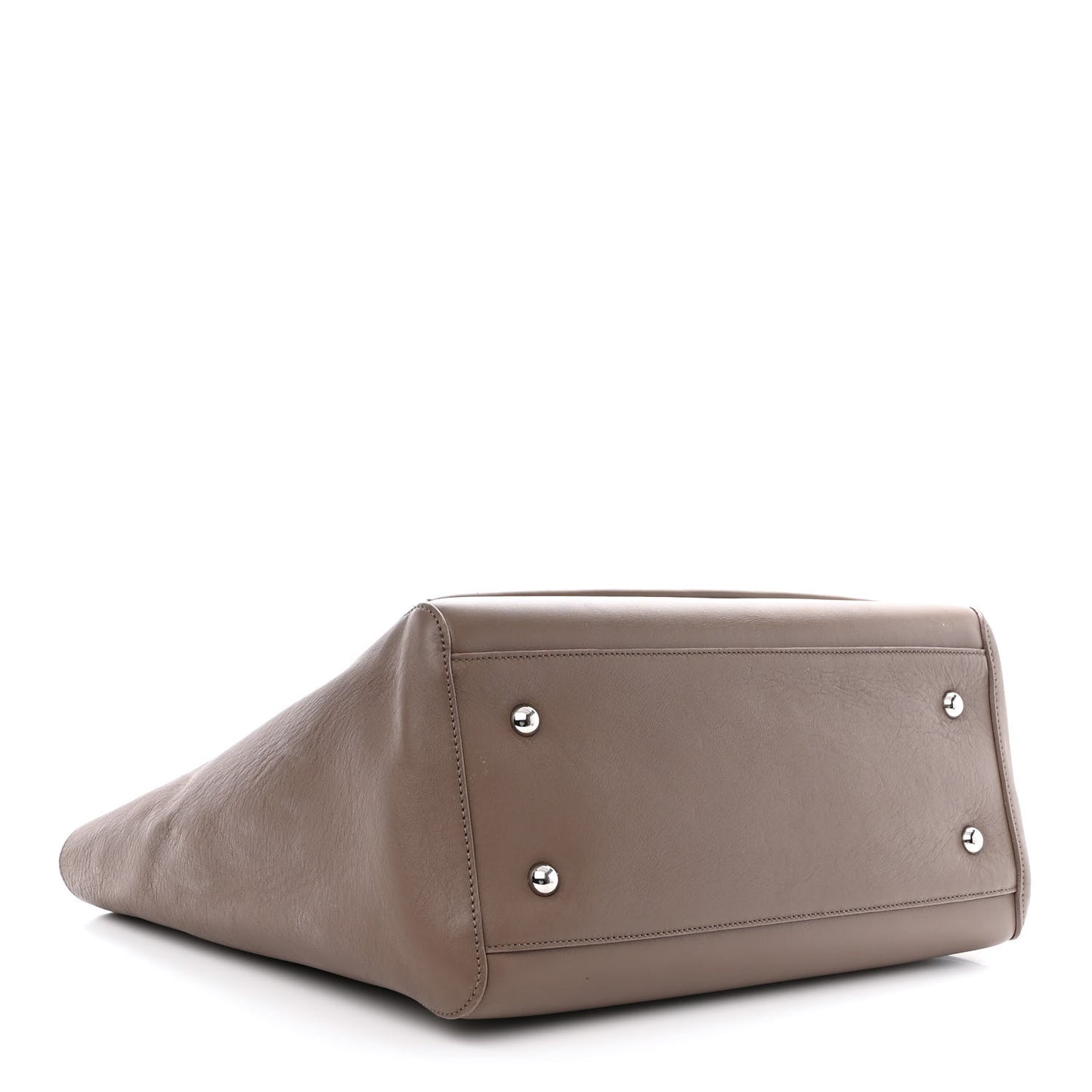 Silky Calf Medium Willow Tote Taupe