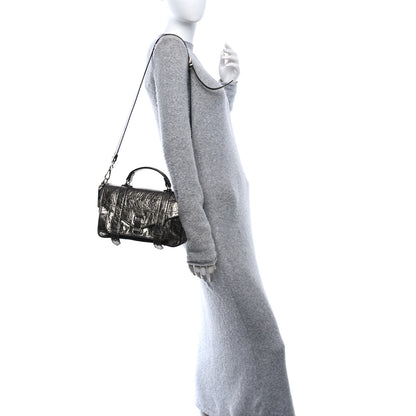 Proenza Schouler Metallic Lambskin Tiny PS1 Satchel Silver 2 of 11