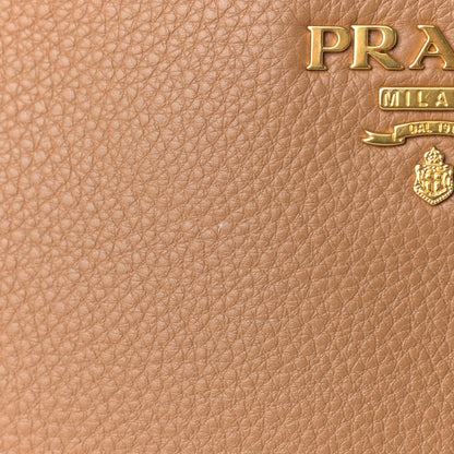 Prada Vitello Daino Pocket Shopping Tote Cammeo 11 of 12
