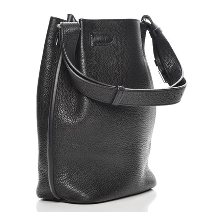 Hermes Taurillon Clemence So Kelly 22 Black 3 of 7