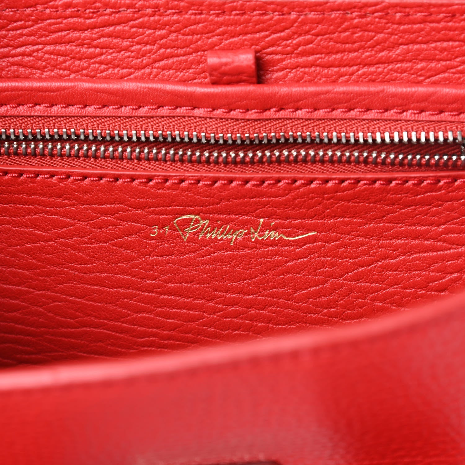 3.1 Phillip Lim Textured Calfskin Mini Pashli Satchel Red 6 of 12