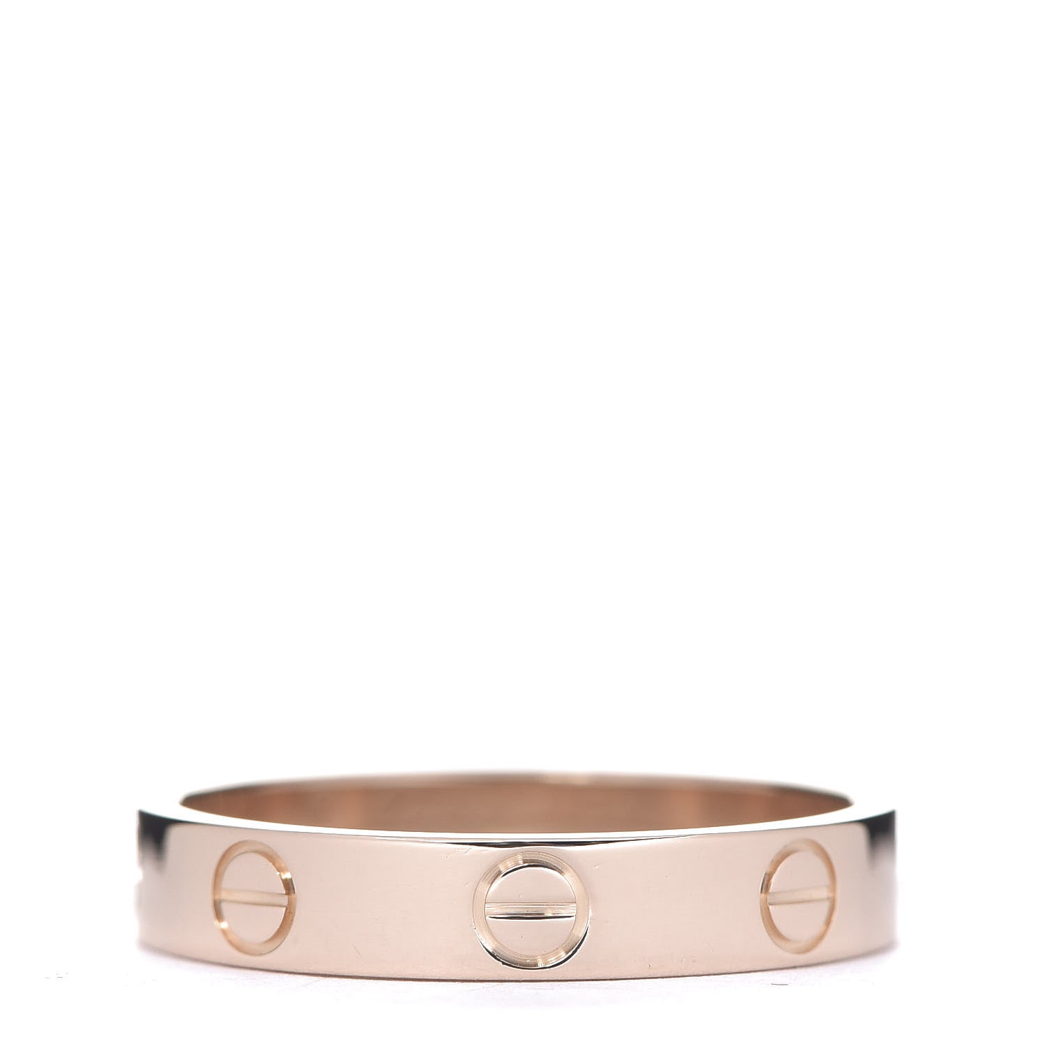 Cartier 18K Pink Gold 3.5mm LOVE Wedding Band Ring 54 6.75 1 of 3