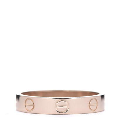 Cartier 18K Pink Gold 3.5mm LOVE Wedding Band Ring 54 6.75 1 of 3