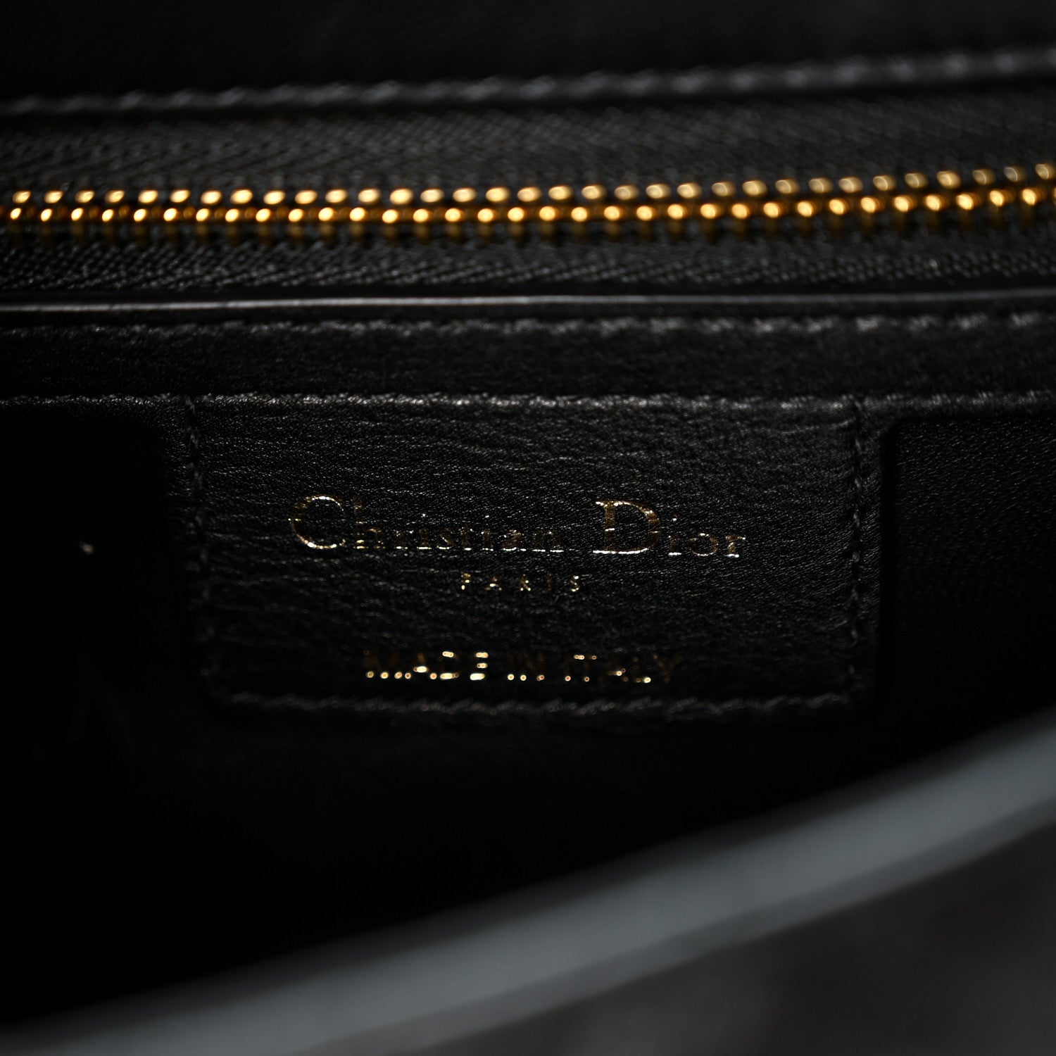 Christian Dior Calfskin Cannage Small Caro Bag Black 6 of 11