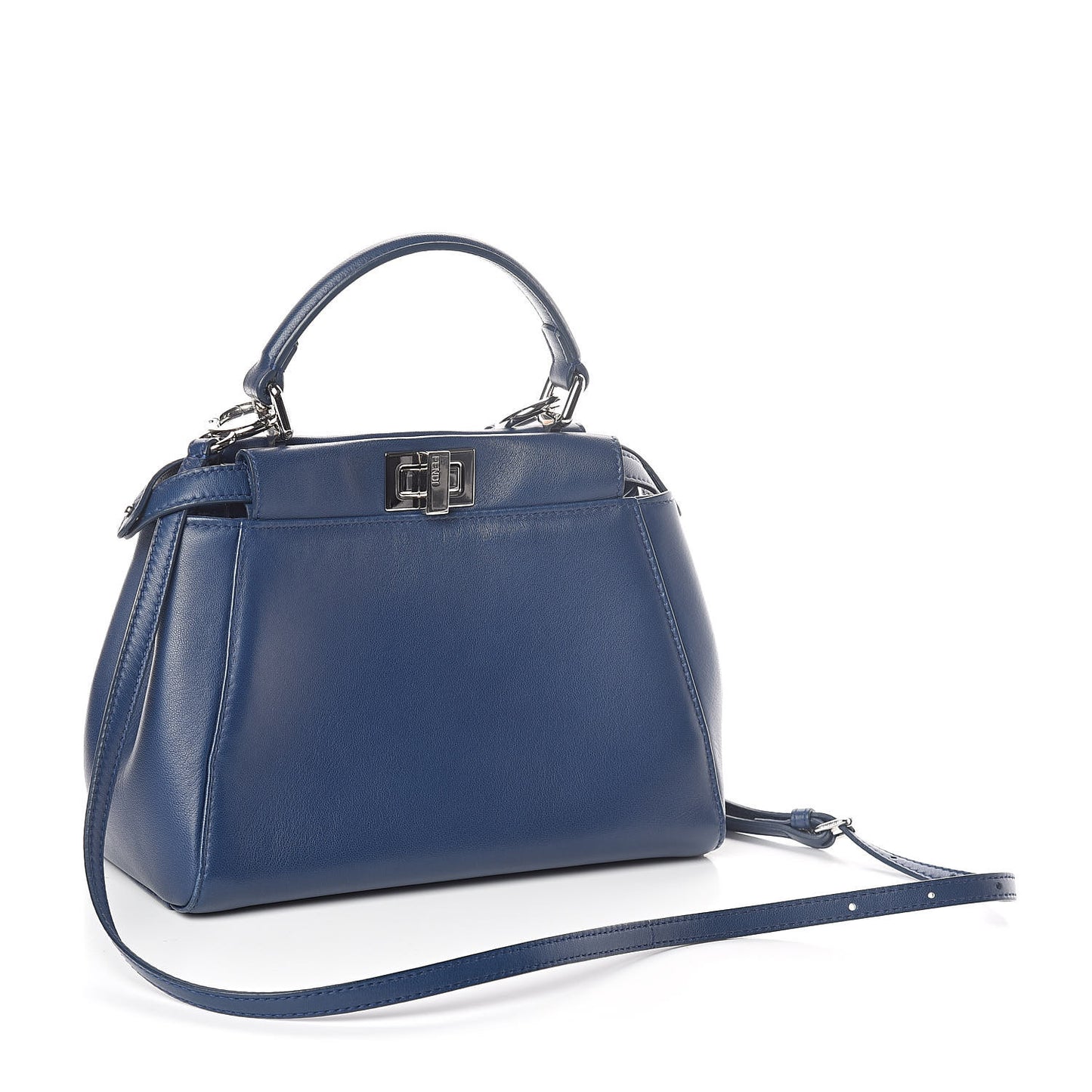 Nappa Mini Peekaboo Iconic Satchel True Blue