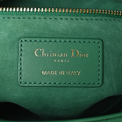 Christian Dior Lambskin Cannage Small My ABCDior Lady Dior Green 6 of 10