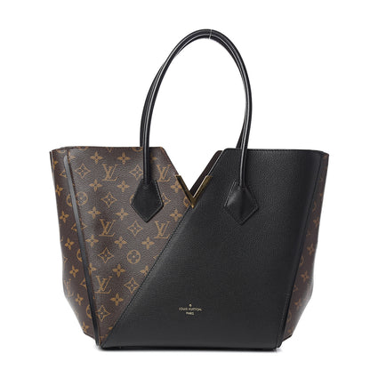 Louis Vuitton Calfskin Monogram Kimono Tote Black 1 of 10
