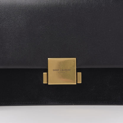 Saint Laurent Smooth Calfskin Suede Medium Bellechasse Black 10 of 10