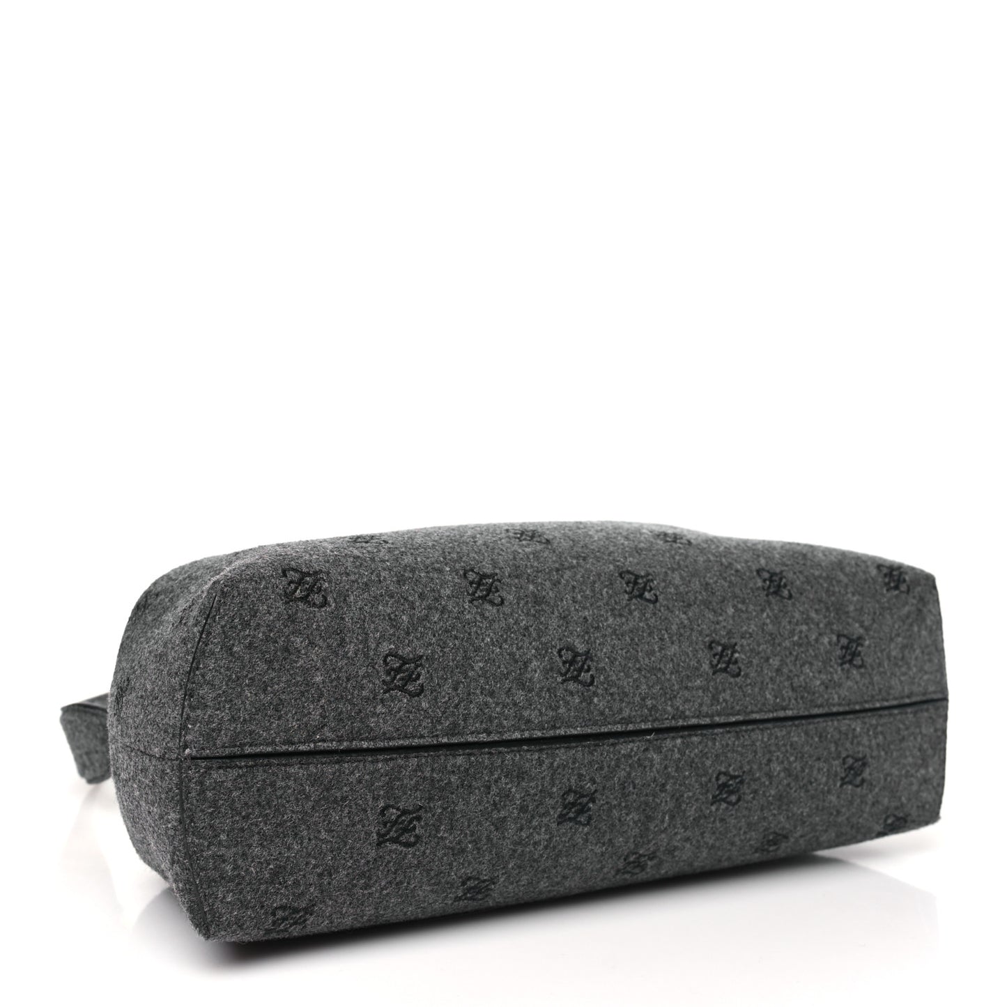 Flannel Karligraphy Embroidered Medium Fendi First Grey