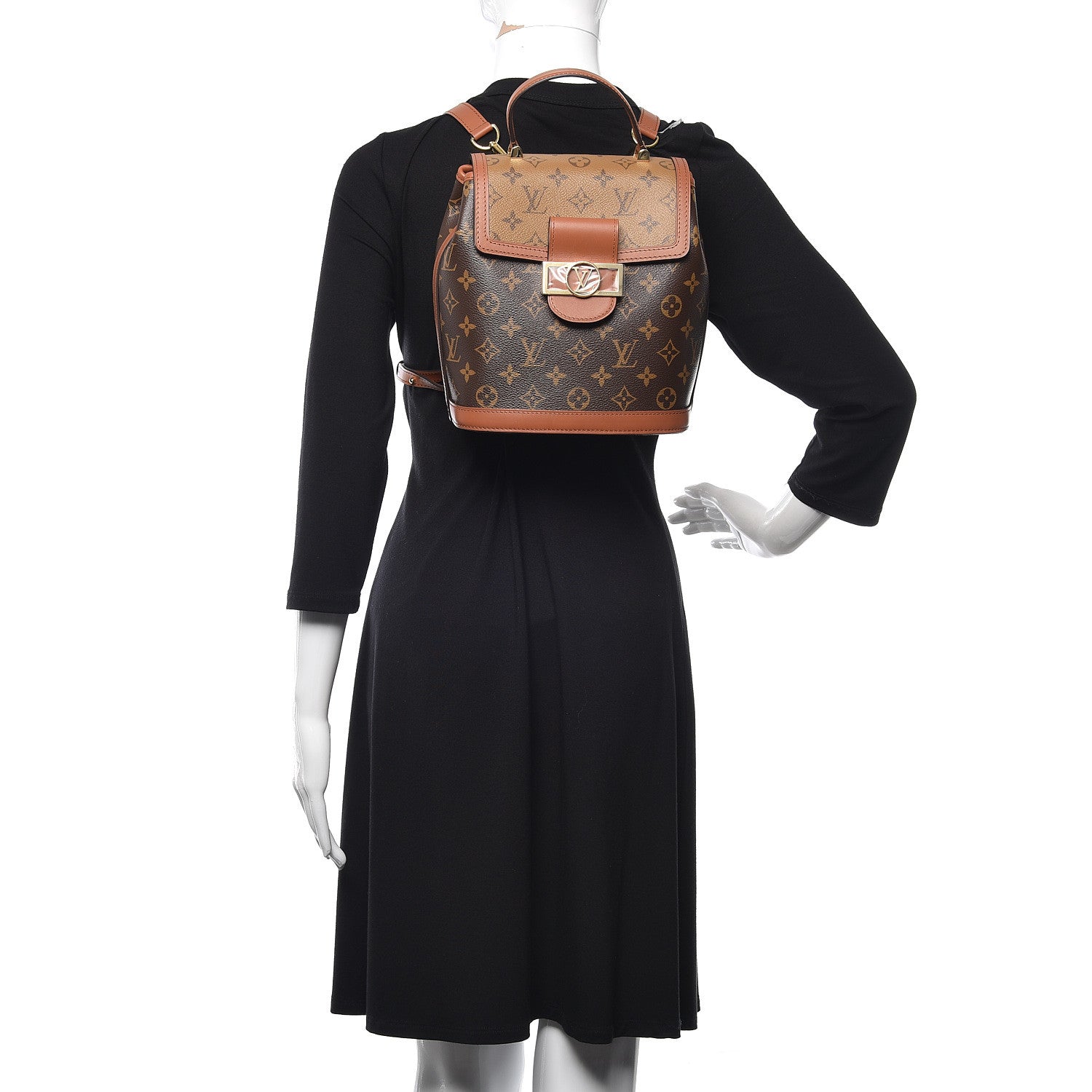 dauphine backpack louis vuitton Louis Vuitton Reverse Monogram Dauphine Backpack PM 492382 – FASHIONPHILE