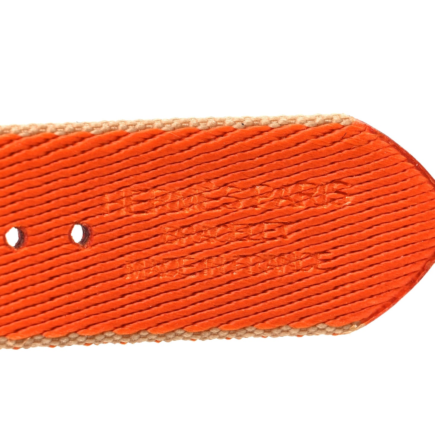 Nylon Weave Apple Watch Single Tour Band 44mm Kraft Orange