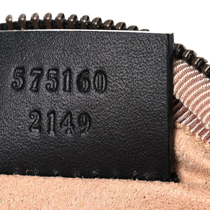 Gucci Calfskin Matelasse GG Marmont Round Coin Purse Black 7 of 9