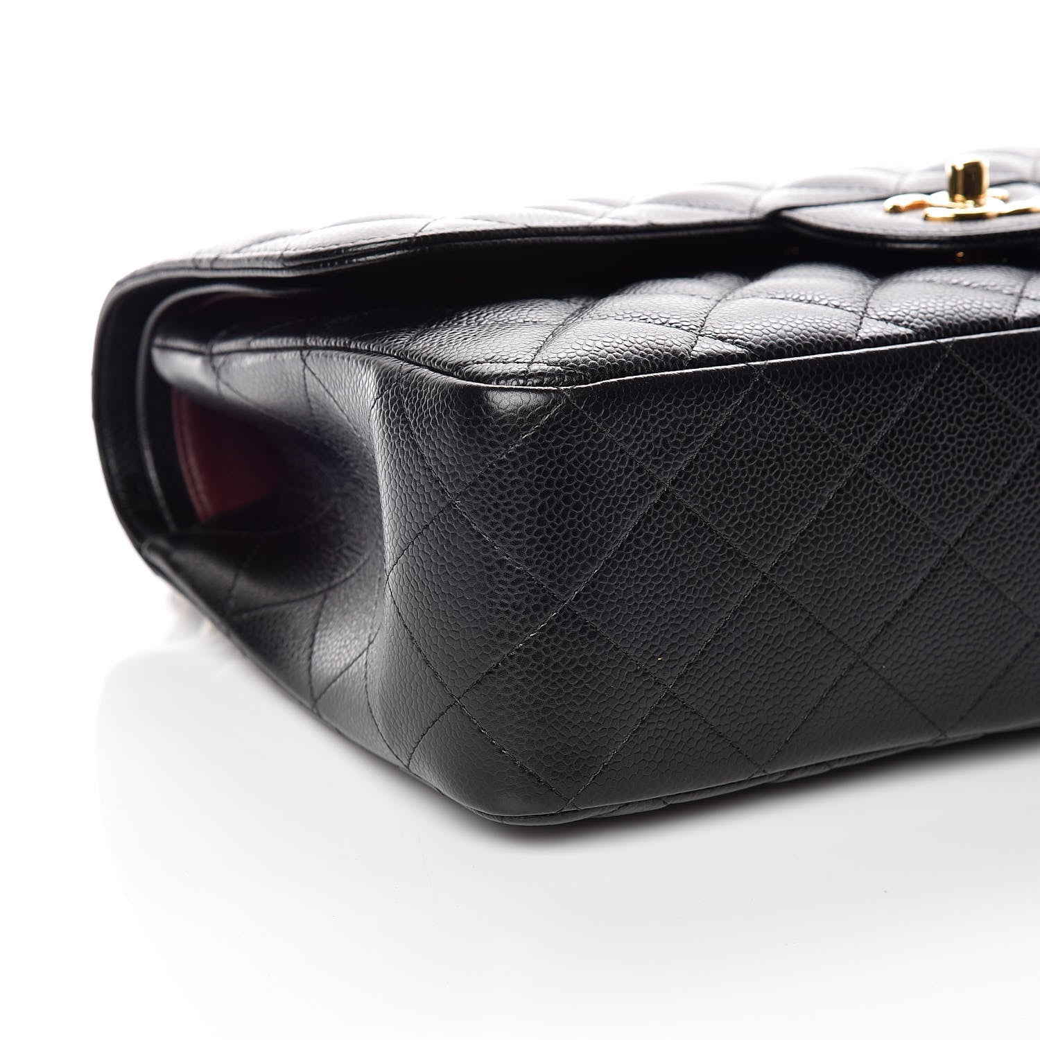 Chanel Caviar Quilted Jumbo Double Flap Black 8 of 9