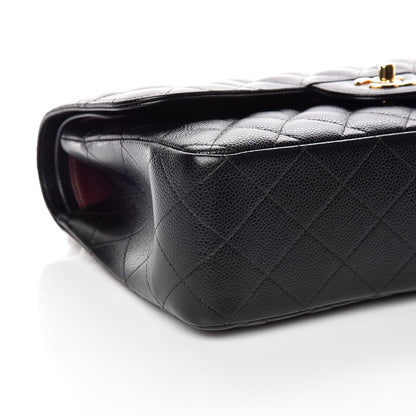 Chanel Caviar Quilted Jumbo Double Flap Black 8 of 9