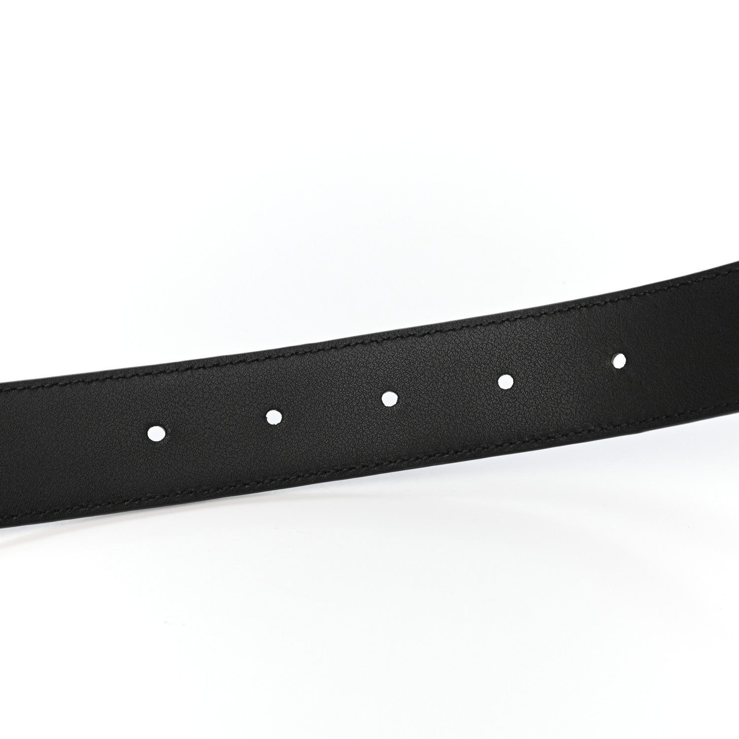 Gucci Calfskin Mens Interlocking G Belt 105 42 Black 5 of 6