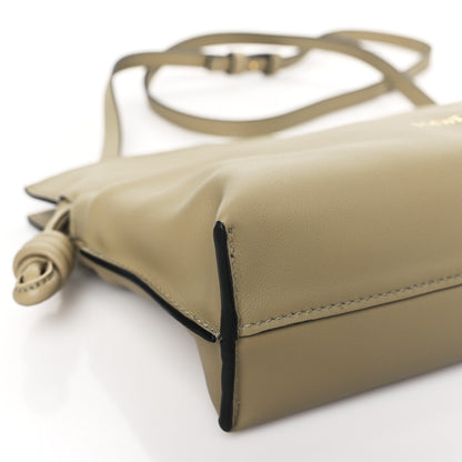 Loewe Calfskin Mini Flamenco Knot Clutch Clay Green 9 of 10